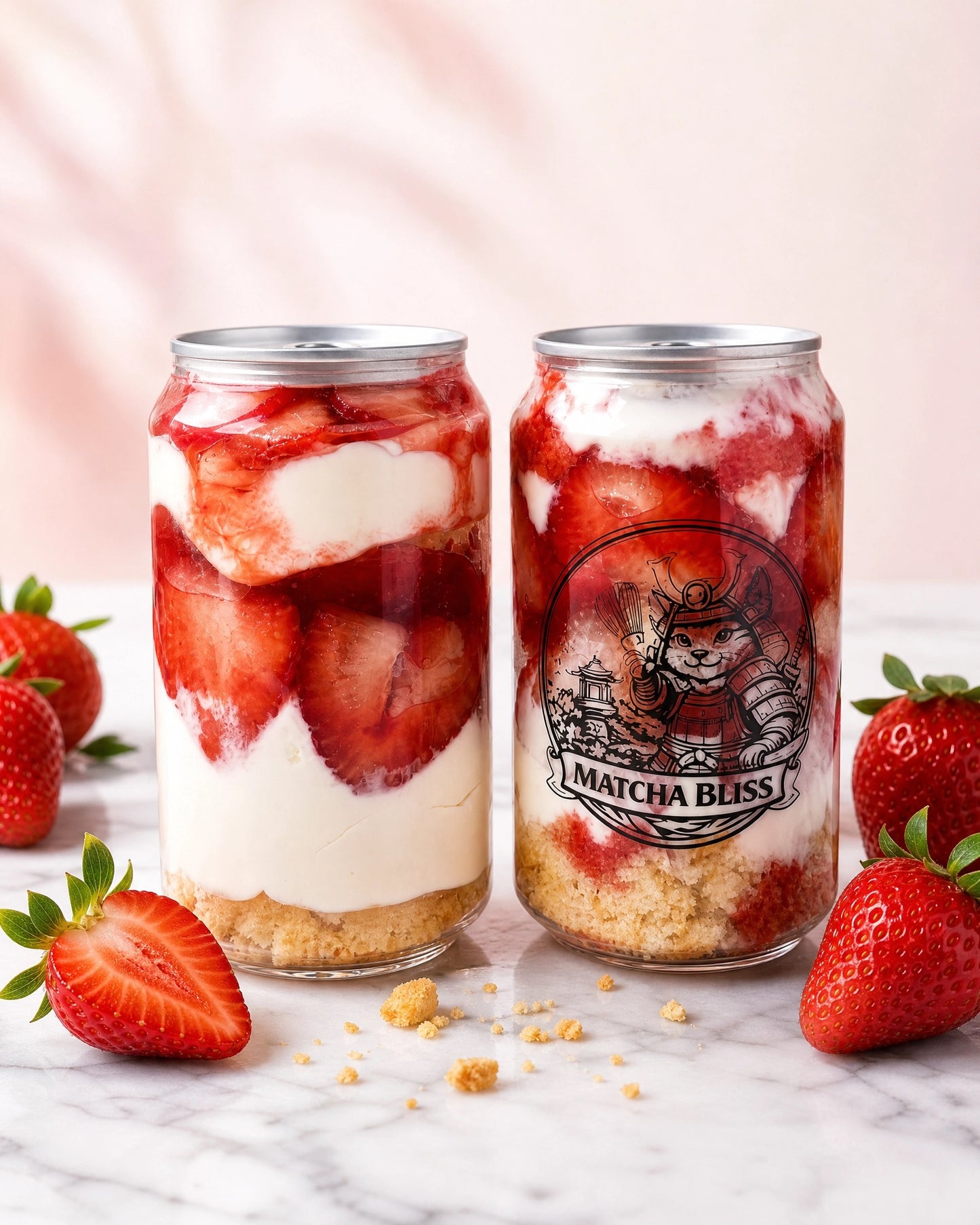 Matcha Bliss - Strawberry Shortcake in the Can