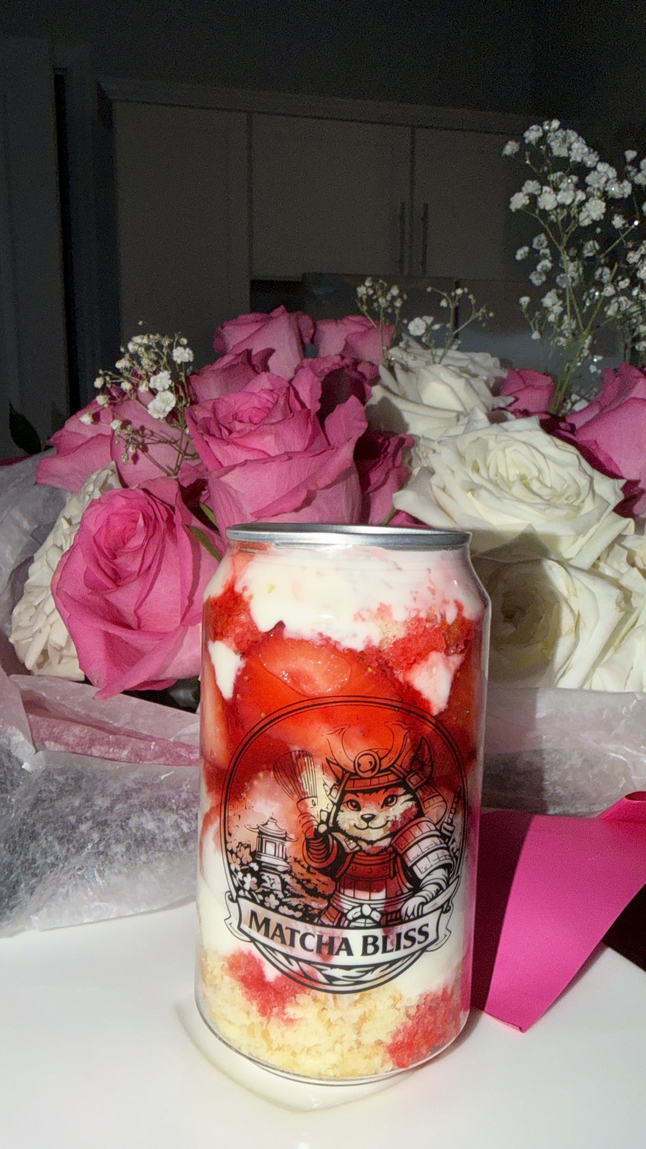 Matcha Bliss - Strawberry Shortcake in the Can