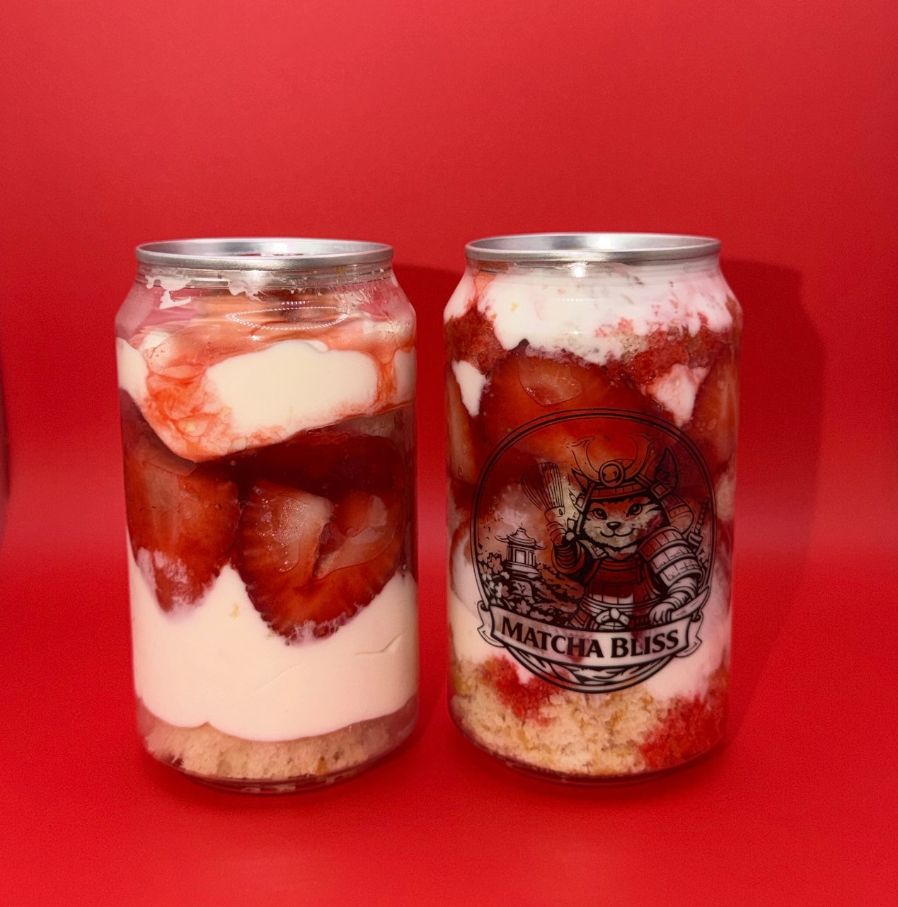Matcha Bliss - Strawberry Shortcake in the Can